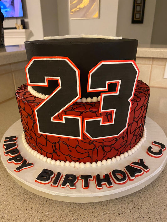 Michael Jordan Strawberry And Chocolate Cake